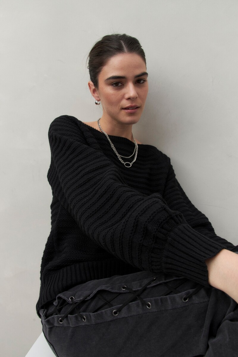 SWEATER GRETEL Negro