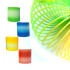 Resorte colores fluo6.3x6.3cm Resorte Colores Fluo6.3x6.3cm