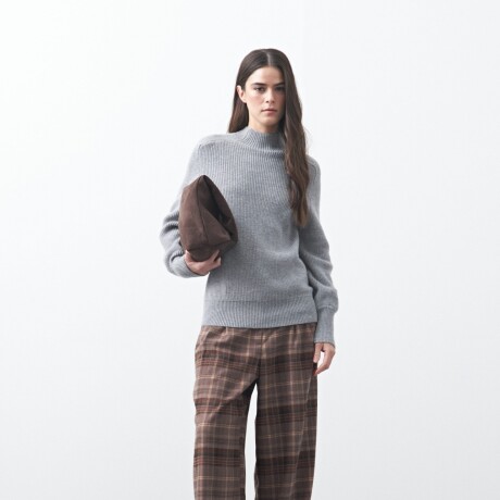 POLERA DALMA Gris Melange