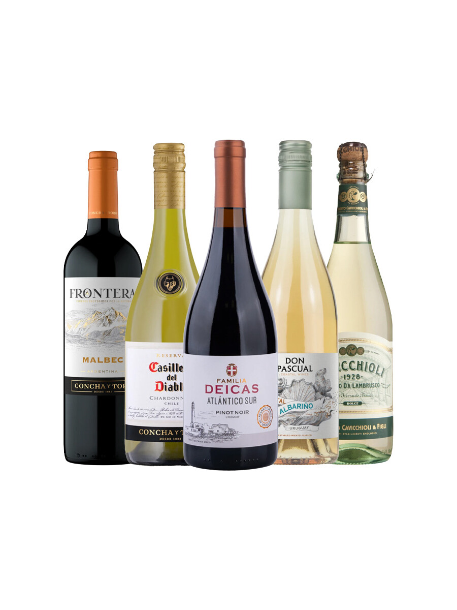 Pack Bacán Selección Wine Syles Collection x5 vinos Fresh & Coastal Pack Bacán Selección Wine Syles Collection x5 vinos Fresh & Coastal