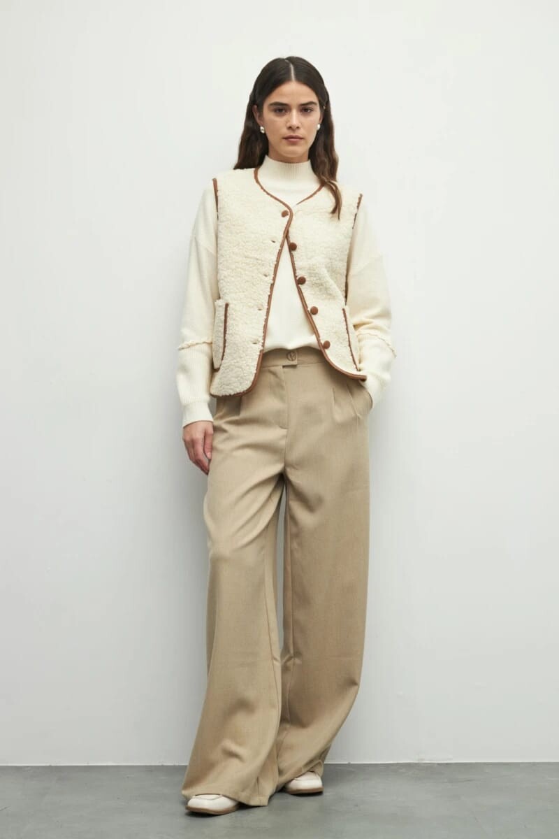 Chaleco Alden - Beige 