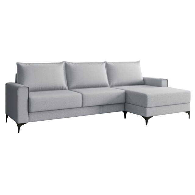 SOFÁ SILLON ESQUINERO CON CHAISE 3 CUERPOS PATAS DE METAL SOFÁ SILLON ESQUINERO CON CHAISE 3 CUERPOS PATAS DE METAL