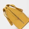 Shopper Amalfi en efecto cuero graneado Beige