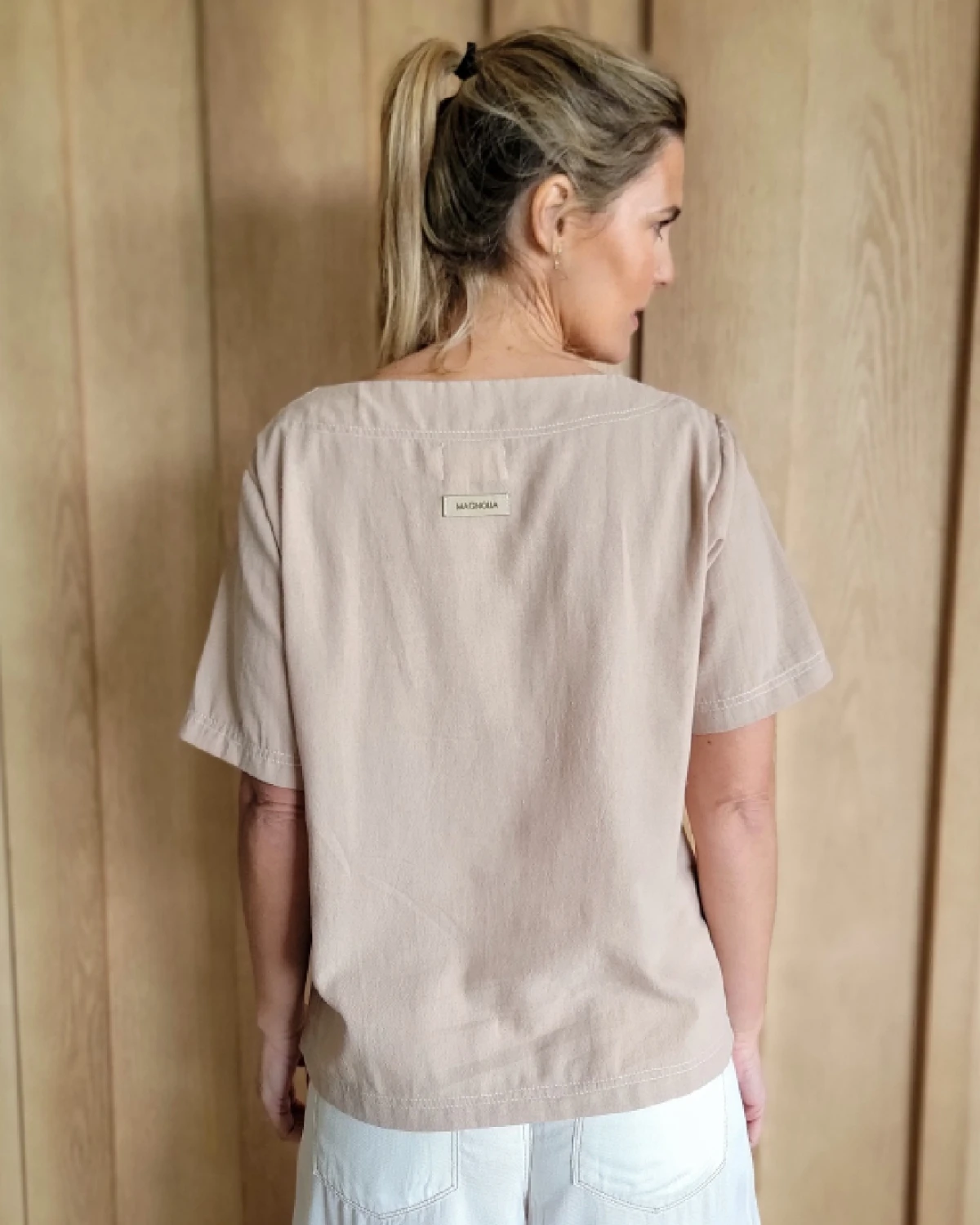 Remera Palma beige 2