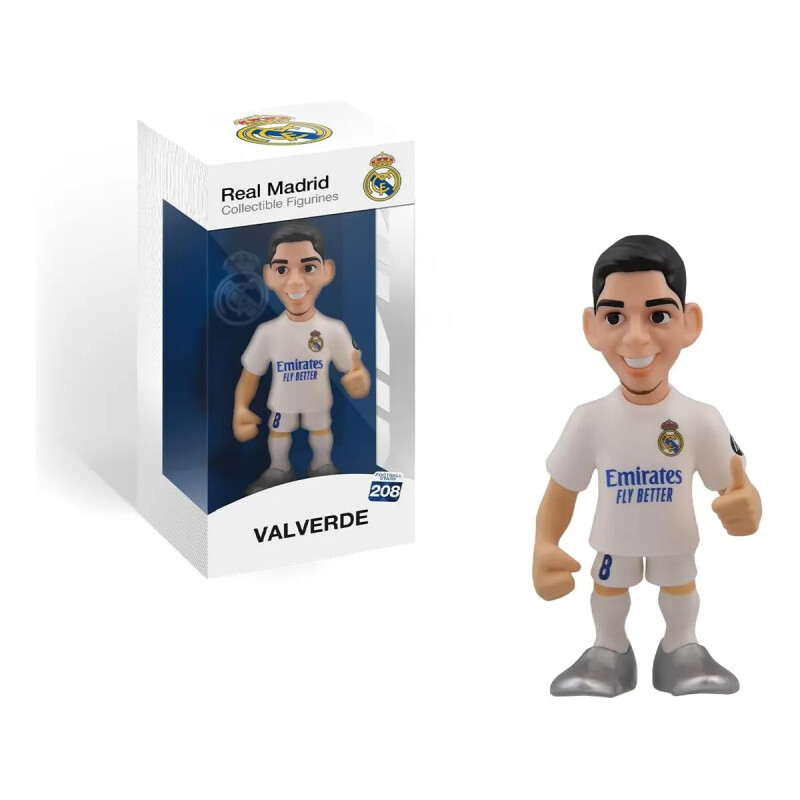 Figura Minix Coleccionable 3d Federico Valverde Real Madrid Figura Minix Coleccionable 3d Federico Valverde Real Madrid