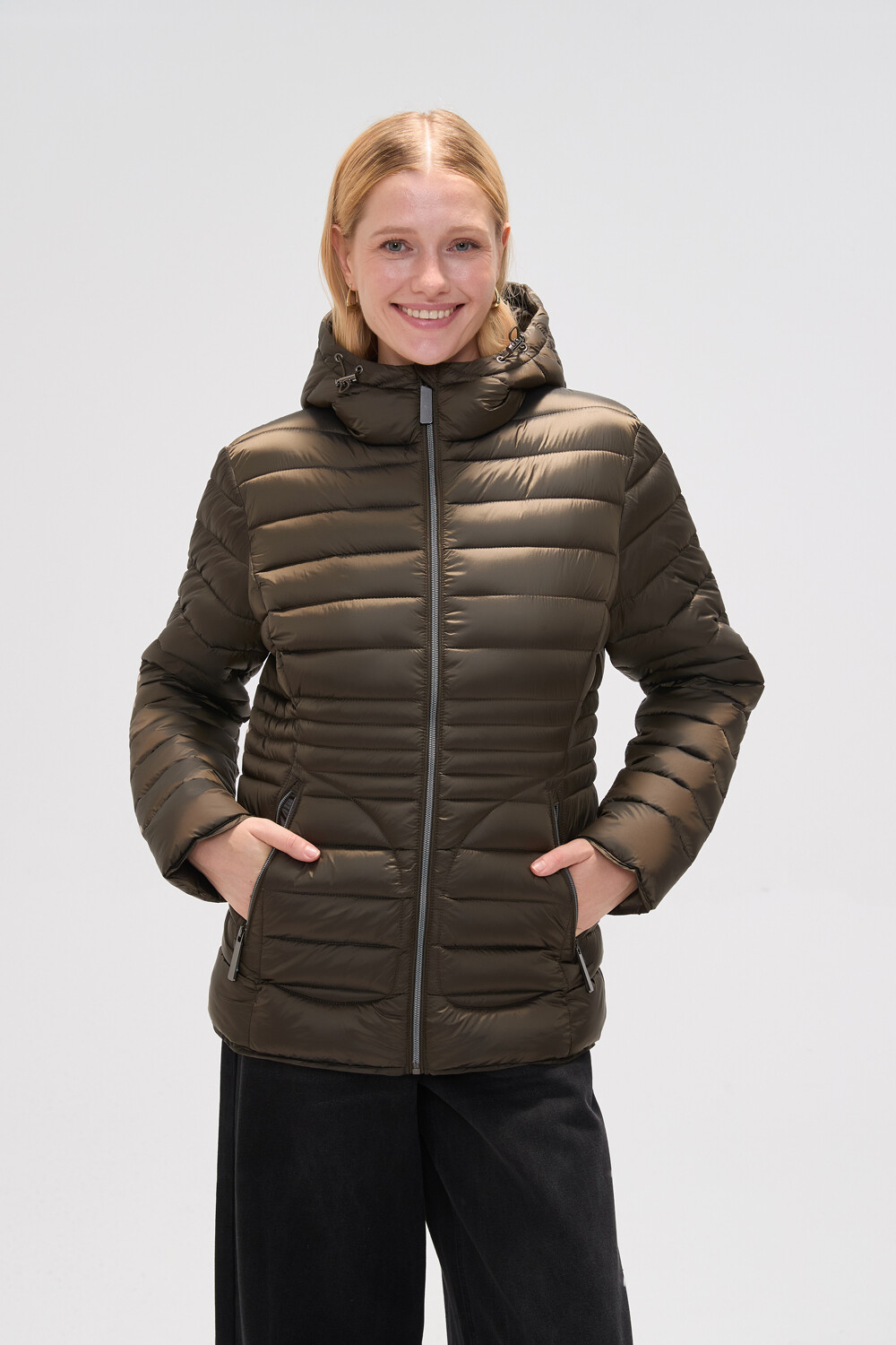 Campera Coreli Verde Oliva Oscuro