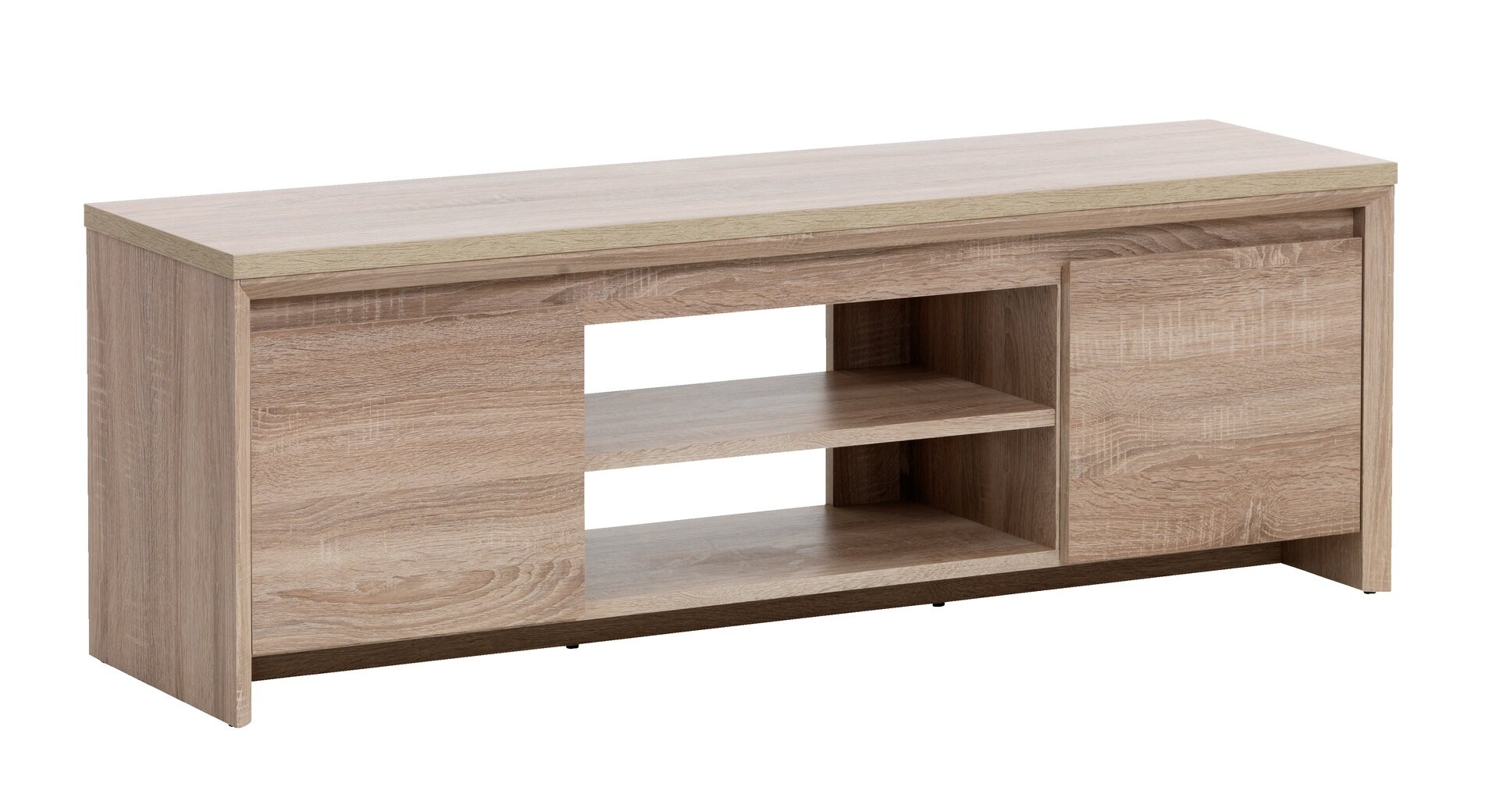 Mueble TV HASLUND 2 puertas roble 