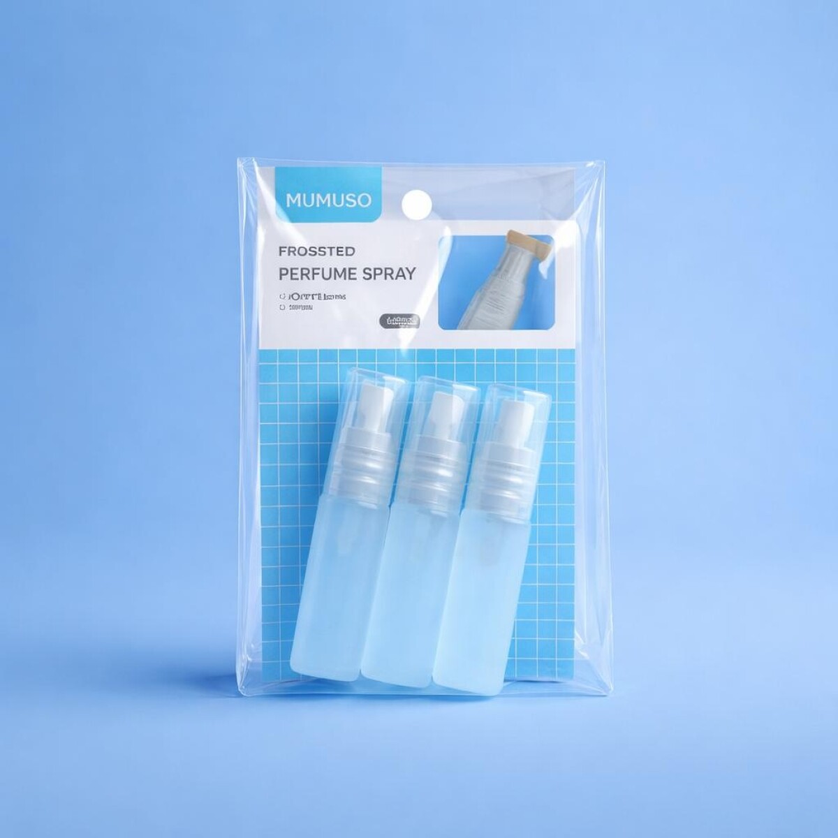 ATOMIZADORES DE PERFUME ESMERILADOS (3 ML X3) 