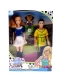 MUÑECOS FUTBOL Y PORRISTA AMARILLO