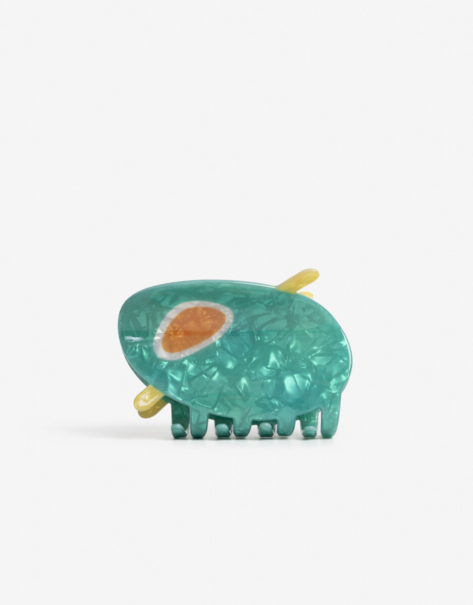 Broche Acrílico Aceituna 