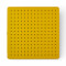 Panel perforado pegboard metálico organizador de pared 40x40 cm – Multiuso para el hogar Amarillo