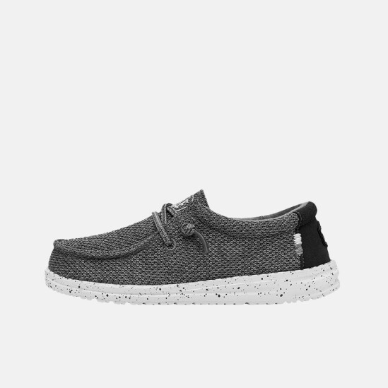 Calzado Hey Dude Wally Youth Sox Gris