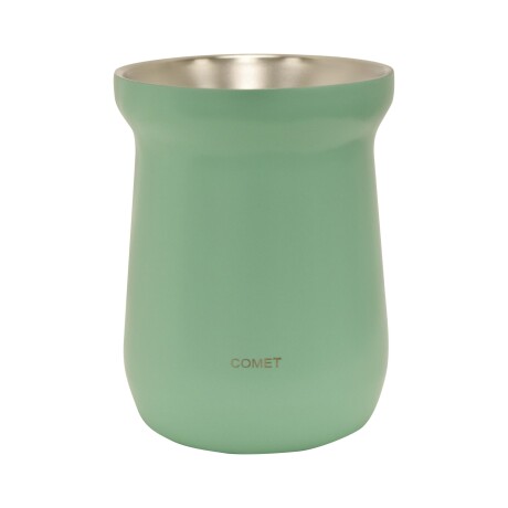 Mate Chico con Doble Pared en Acero Inoxidable 160Ml Comet Verde Claro
