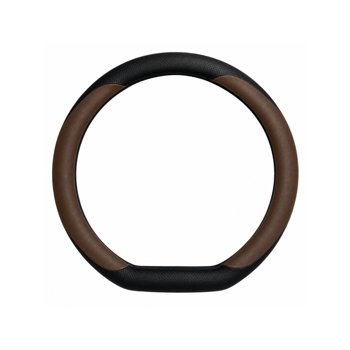 Cubre Volante Tipo D Para Byd Yuan Pro Color Negro Con Marron 