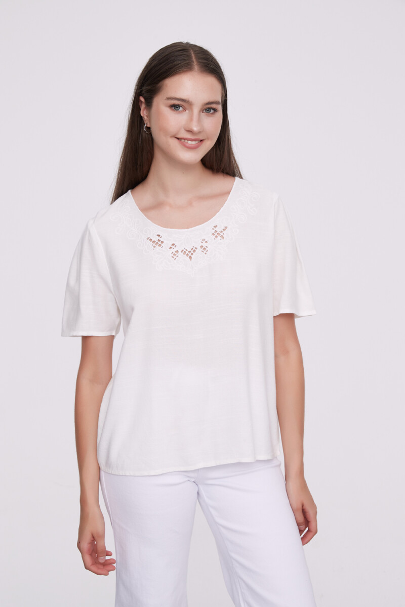 Blusa Joue - Blanco 