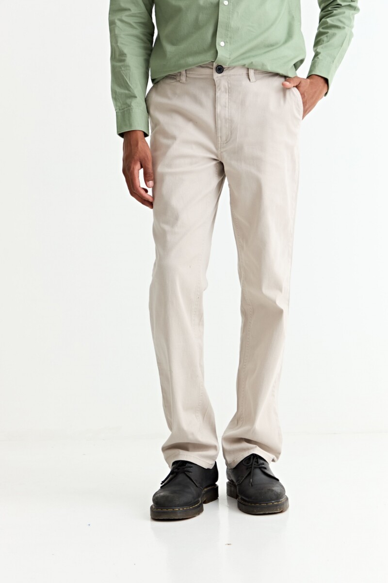 Pantalón recto CRUDO