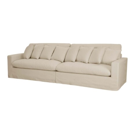 SOFÁ 4 CUERPOS TELA NATURAL-BEIGE MARBELLA BEIGE