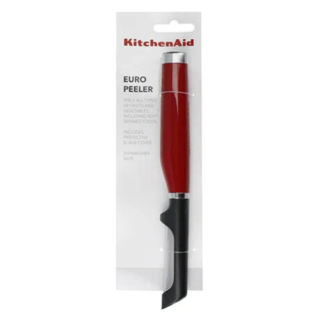 Pela Papa Dentado Acero Inoxidable Rojo Pela Papa Dentado Acero Inoxidable Rojo