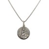 Dije Colgante Virgen Del Carmen-Plata 925 quemada-Sin Piedra- CP3041 sinpiedra