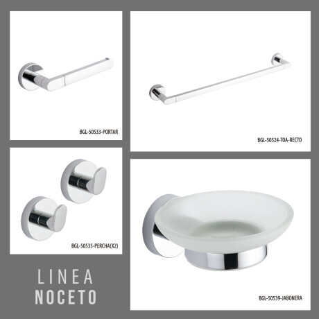 PIEZA SET ACCESORIOS BAÑO TERMINACION BRILLO COLOR CROMO CROMO