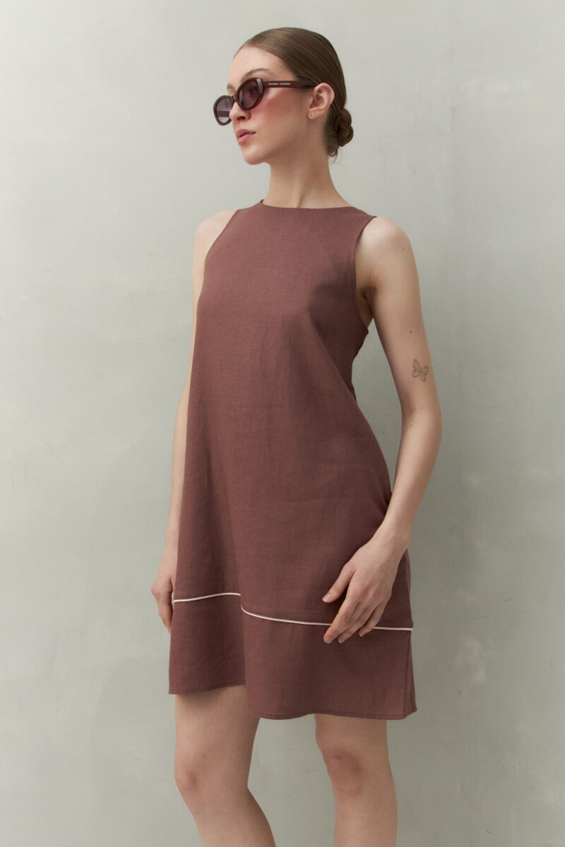 VESTIDO MARLON Chocolate