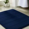 ALFOMBRAS DE BAÑO ACOLCHONADAS azul oscuro