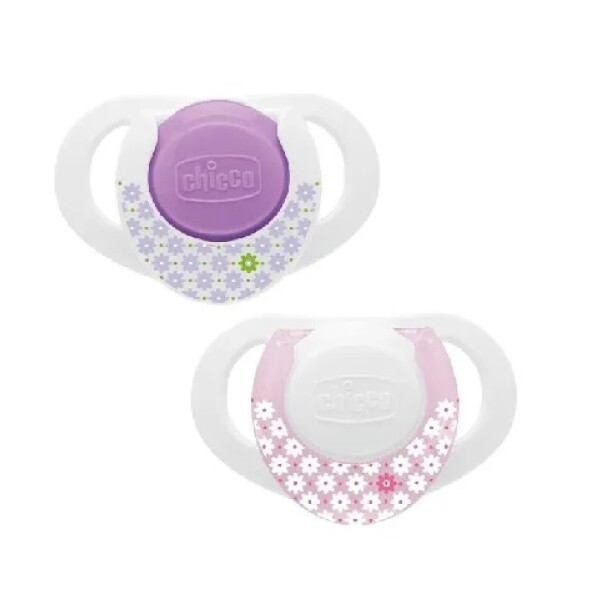 Set x2 chupetes chicco 0 a 6m Rosa