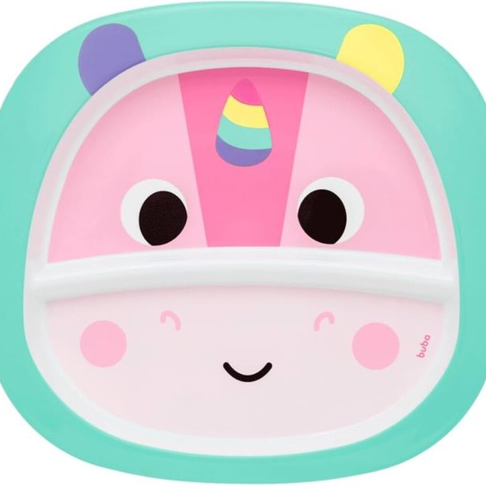 Plato bubazoo BUBA unicornio