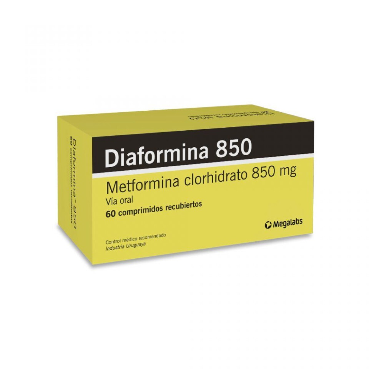 Diaformina 850 mg 60 Comprimidos | Control de Glucosa en Sangre