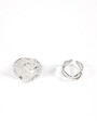 Anillo Ako, Set X2 Plateado