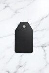 Tag rectangular liso 5x8,5 NEGRO