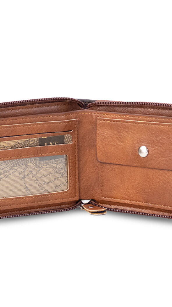 BILLETERA UPSILON WHISKY CON TABACO