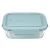 Recipiente Rectangular de Vidrio C/Trabas 1040 ML - X-BX1001 Recipiente Rectangular de Vidrio C/Trabas 1040 ML - X-BX1001