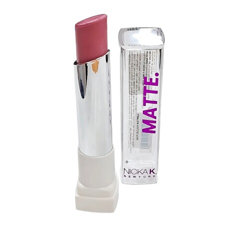 Labial matte en barra Nicka K Tono 04- Rosa