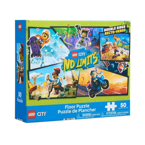 Puzzle Reversible LEGO City Sin Limites 50 Piezas U