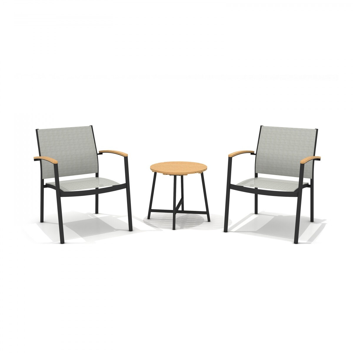 Conjunto de Jardín 2 sillas mas mesa - Copenhague 
