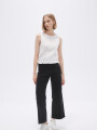 Musculosa Fruncin Marfil / Off White