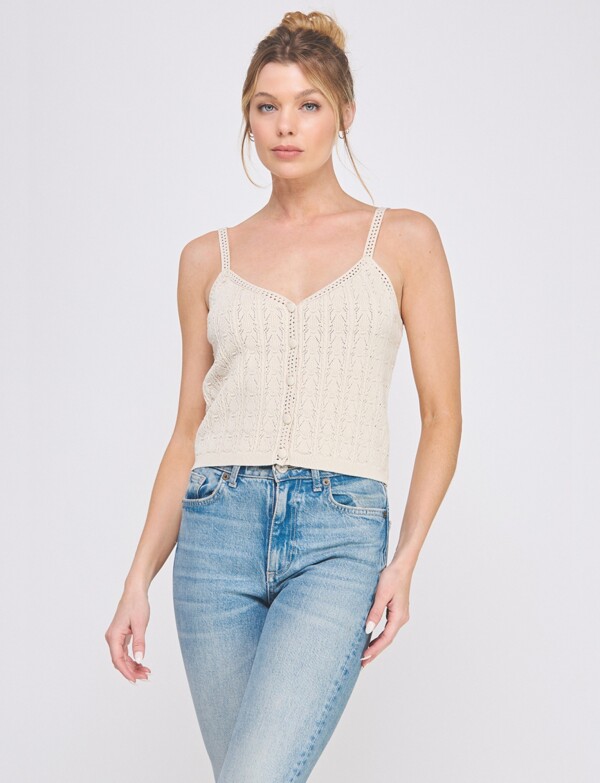 Top Tejido BEIGE CLARO