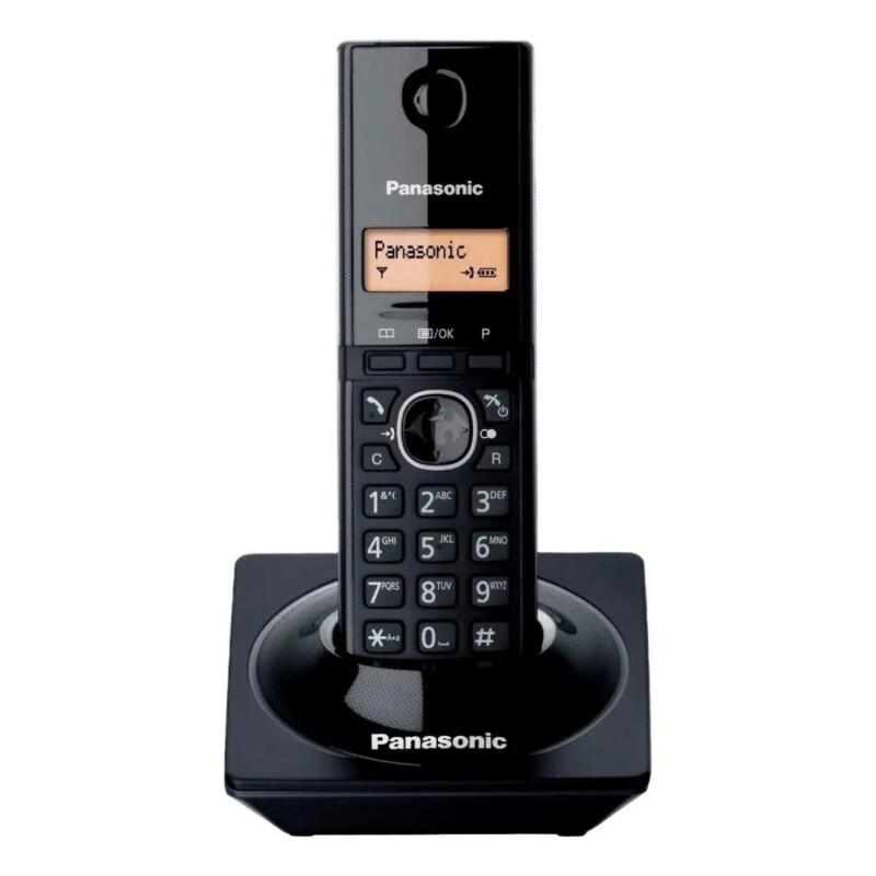 Teléfono Inalámbrico Panasonic C/Pantalla LCD ámbar de 1.25" Teléfono Inalámbrico Panasonic C/Pantalla LCD ámbar de 1.25"