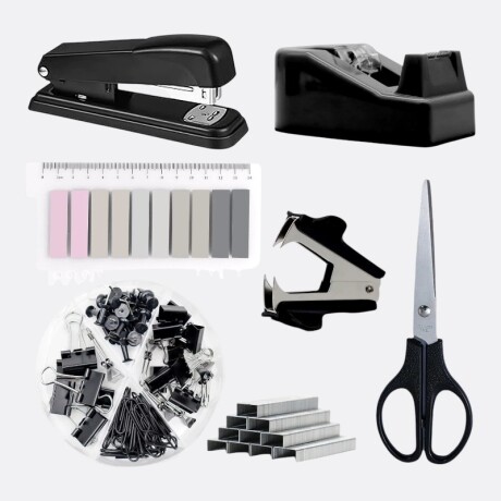 Kit Para Escritorio Completo Negro