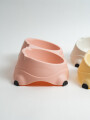Accesorio Comedero Doble, Mix 2 Colores Color Unico