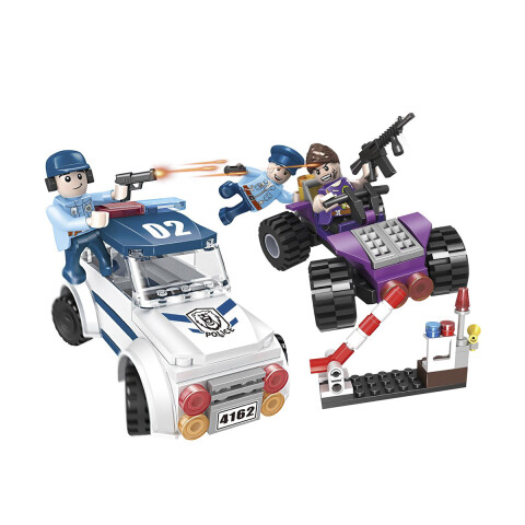 Juego De Encastre Policías 116 Piezas U