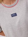 T-SHIRT RUTSU RUSTY Gris Melange