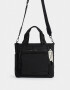 City Cartera City Puffy - Negro