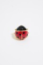 Anillo mariquita Rojo