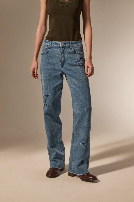 Pantalon Kaelis Azul Claro