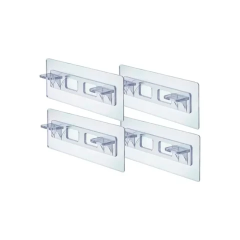 Set x8 soportes para estante autoadhesivo Set x8 soportes para estante autoadhesivo