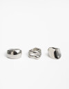Sets Anillos Metal Set De Anillos Metal - Plateado Rodio