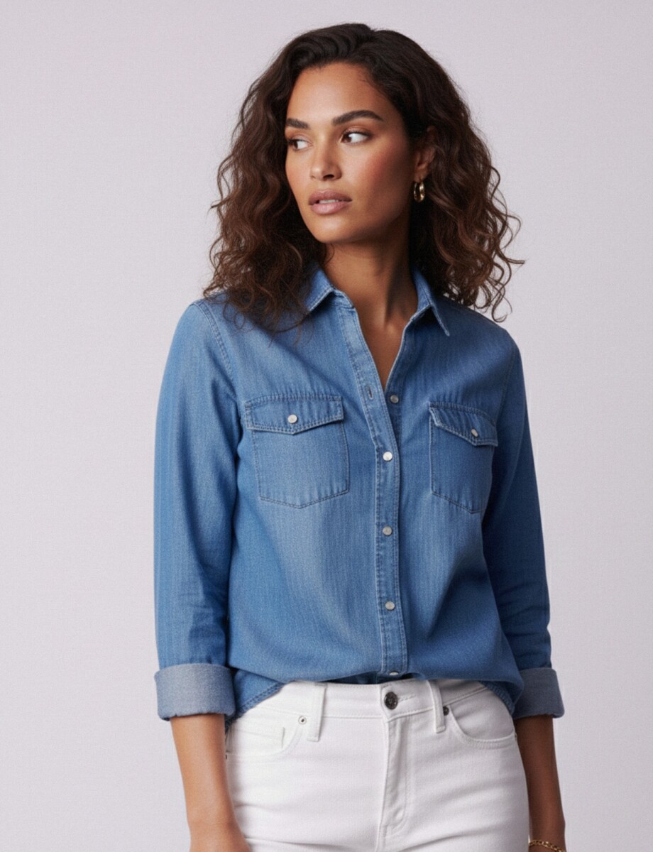 Camisa Lyocell - Jean 