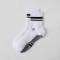 Medias The Powerhouse Quarter Crew Grip Sock Hombre Classic White/black Stripe